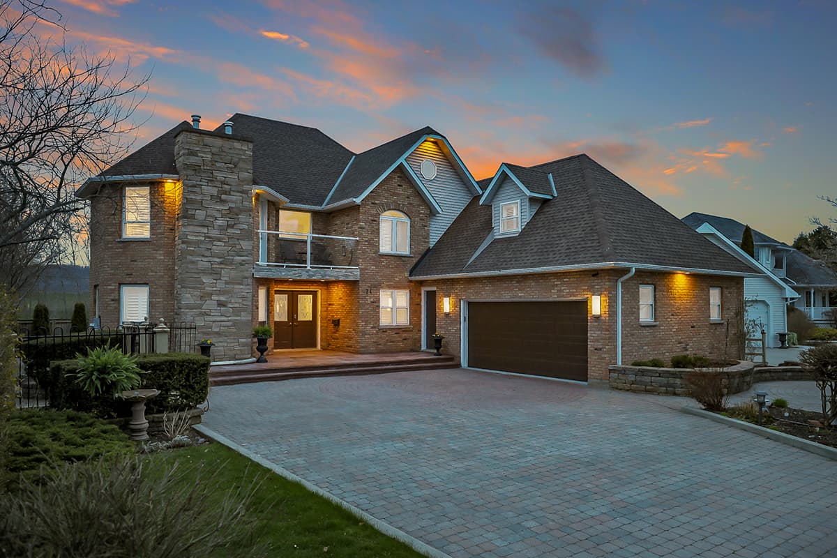 Virtual twilight real estate photography sample two