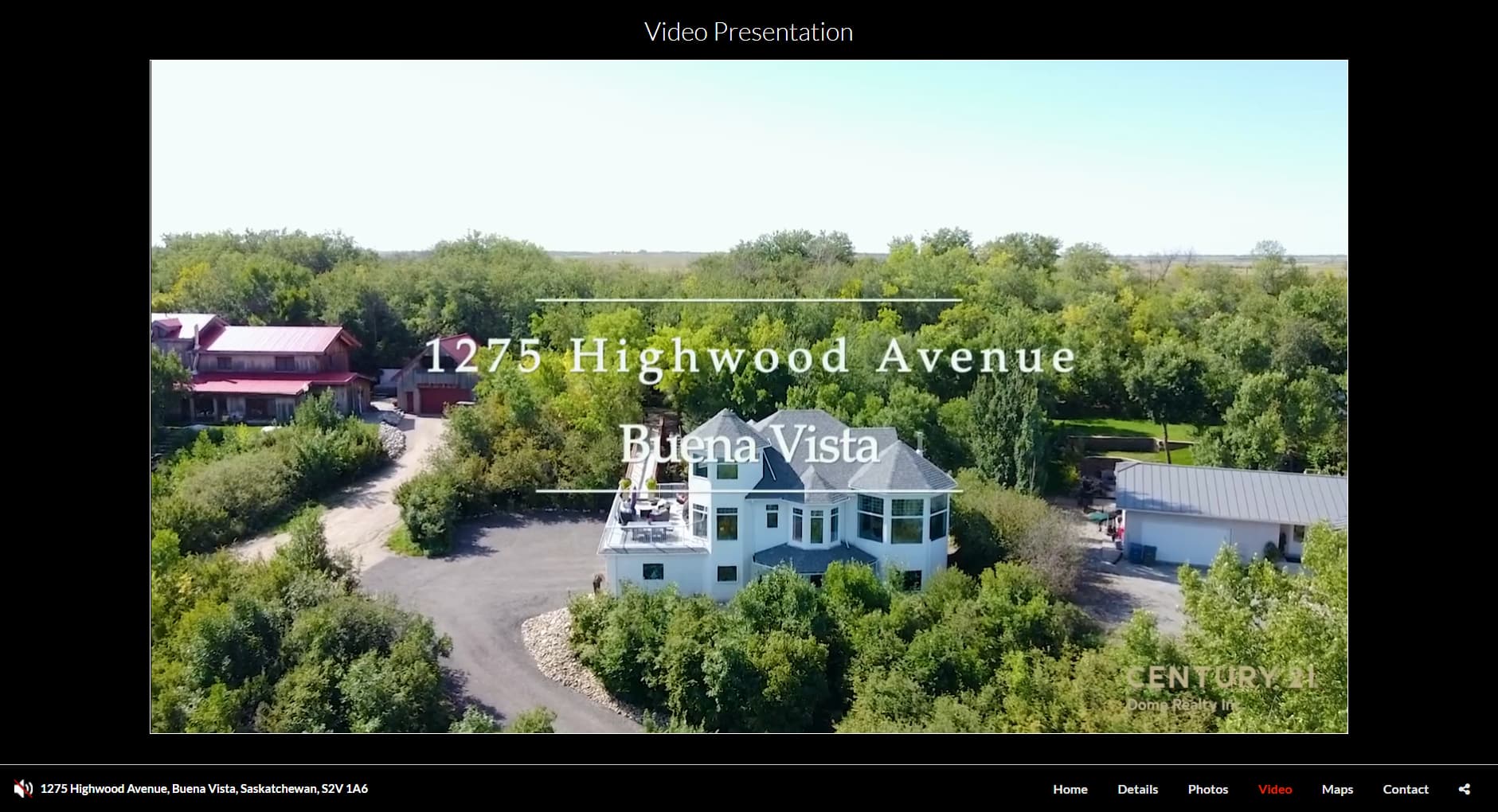 Single property website video theme sample