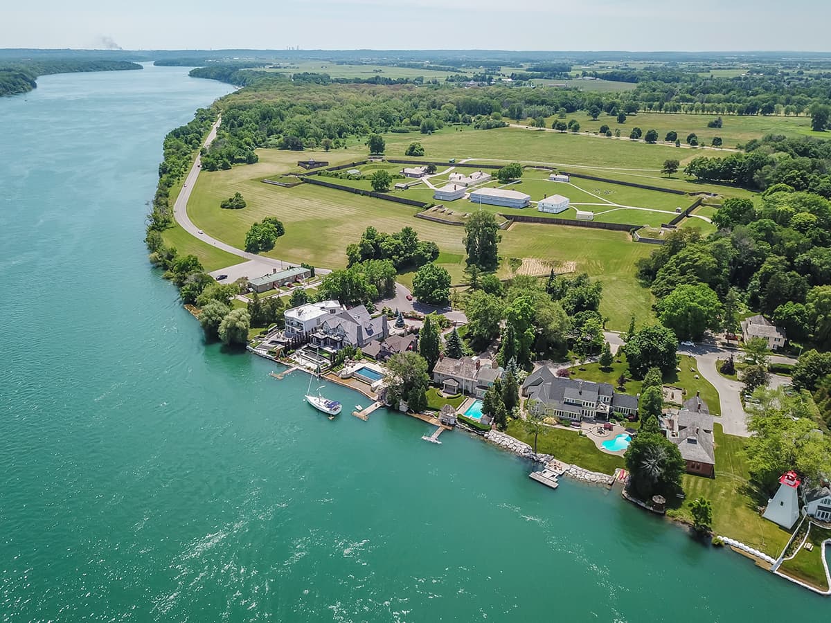 Aerial real estate photography sample one