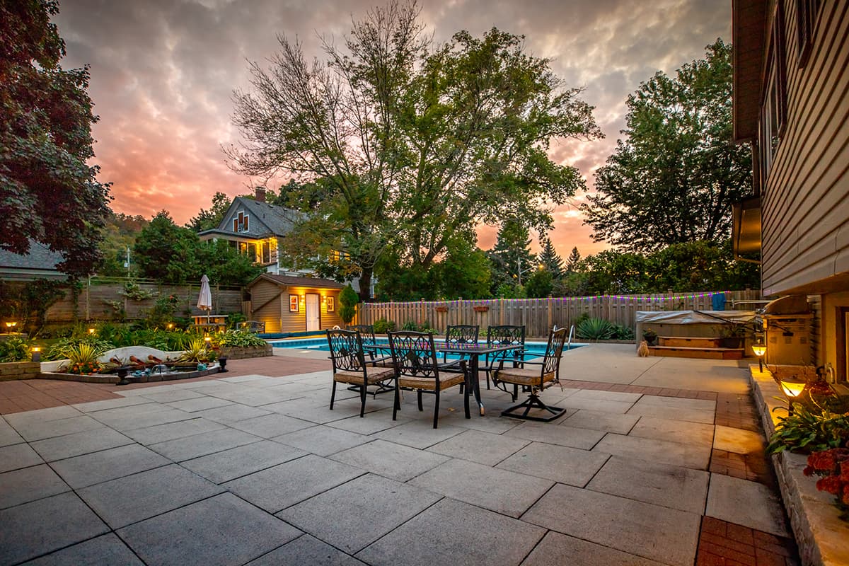 Virtual twilight real estate photography sample one